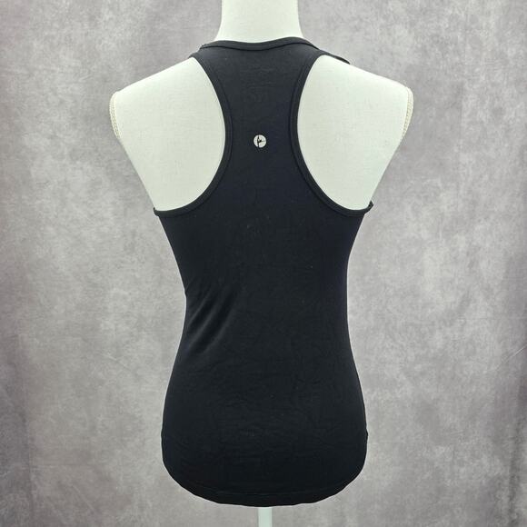 90 Degree by Reflex Black Racerback Activewear Sleeveless Tank Top XS - Picture 2 of 5